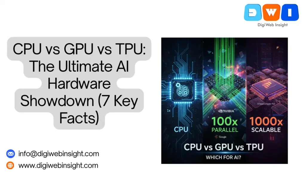 CPU vs GPU vs TPU