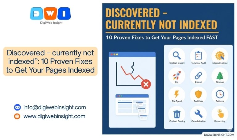 Discovered – currently not indexed
