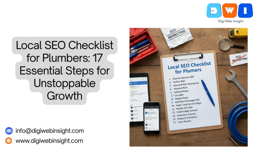 local seo checklist for plumbers