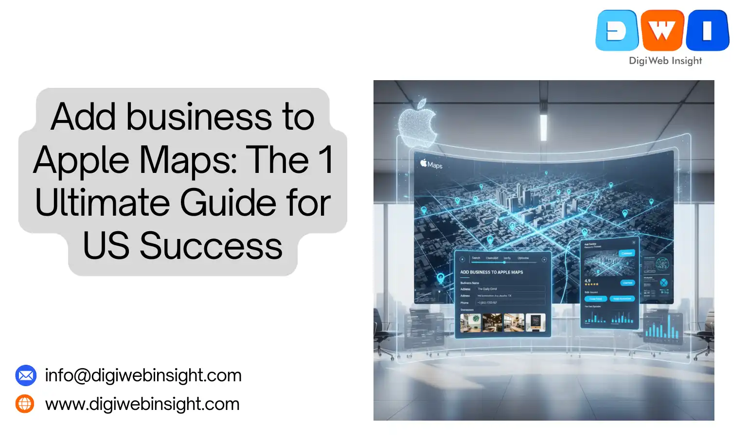 Add business to Apple Maps