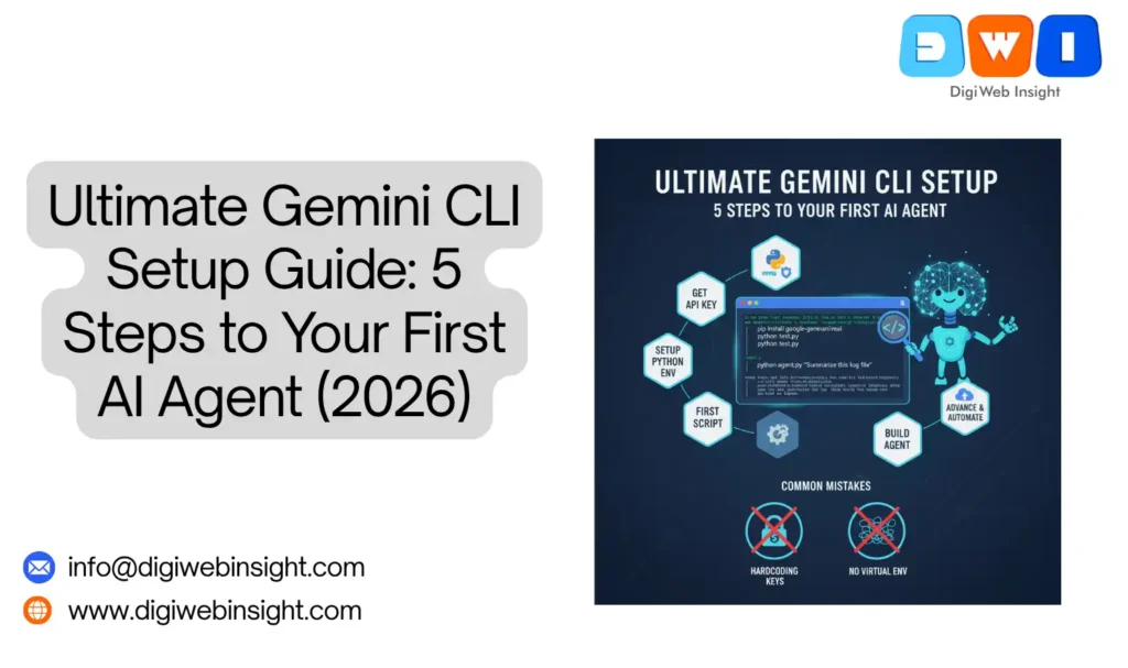 Ultimate Gemini CLI Setup Guide 5 Steps to Your First AI Agent (2026)