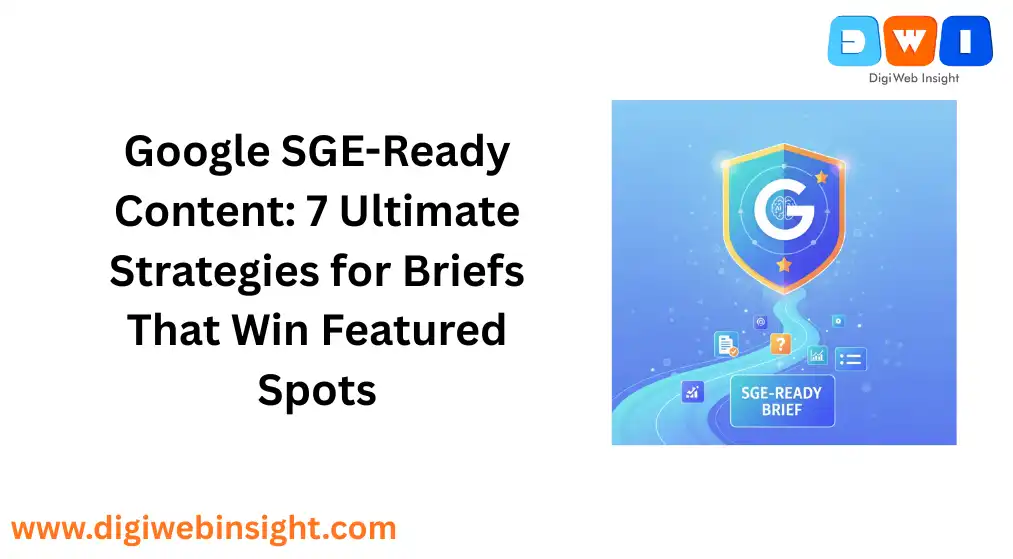 Google SGE-ready content