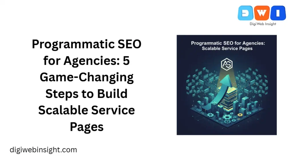 Programmatic SEO for agencies: scalable service pages