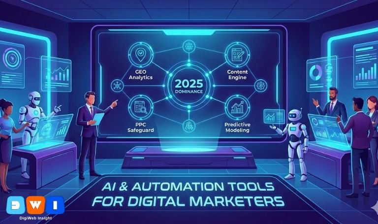 5 Best AI and Automation Tools for Digital Marketers (2025 Guide)
