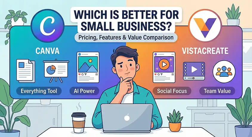 Canva vs VistaCreate Which Design Tool is Better for Small Business in 2025